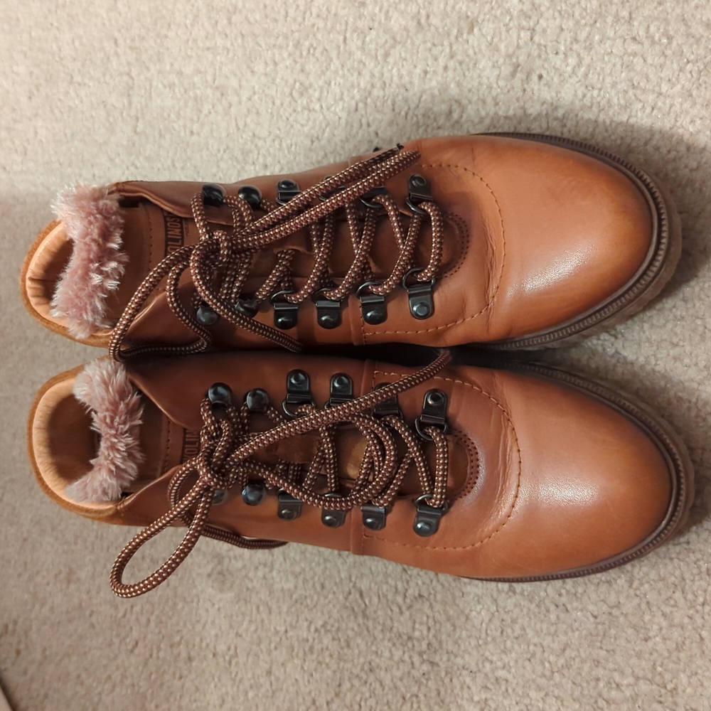 Pikolinos Bruselas Boot w/fur (brown, size 36)